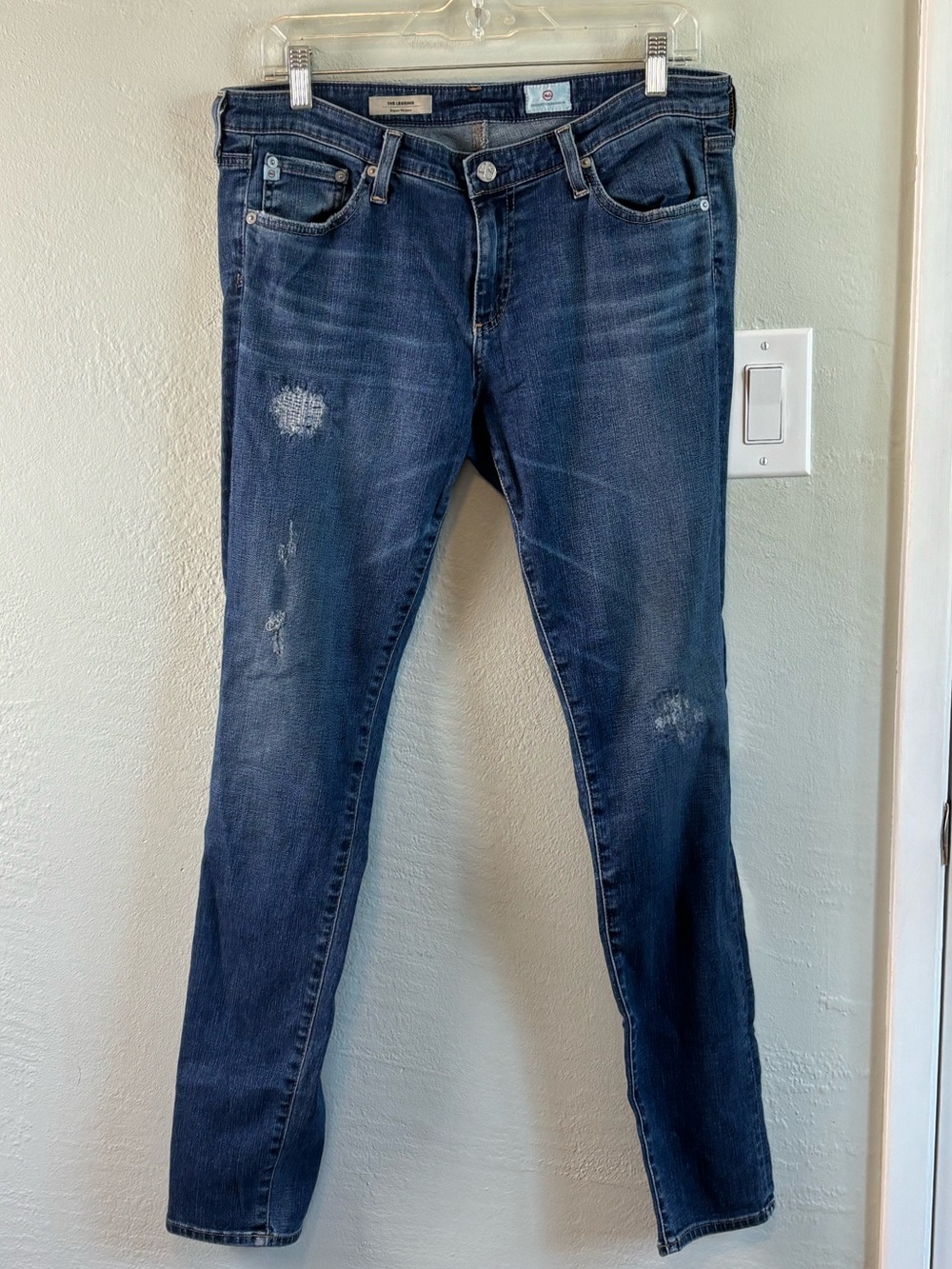 Bundle 2/$30! Ag Adriano Goldschmied 31R Dark Indigo Skinny Jeans EUC
